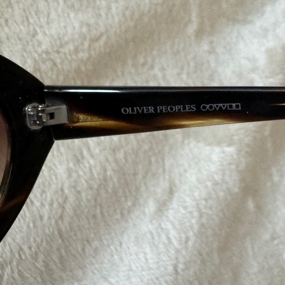Oliver Peoples Oversized Tortoise Shell Sunglasses Handmade in Japan Luxury - Picture 8 of 10